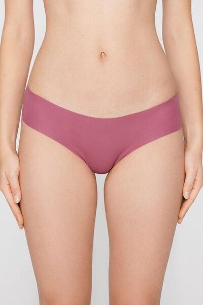 Pink Seamless Organic Cotton Knickers, 5701_179Z, large image number 1