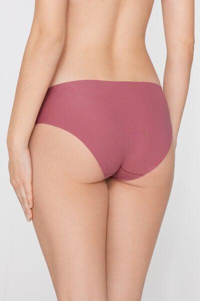Pink Seamless Organic Cotton Knickers, 5701_179Z, large image number 2