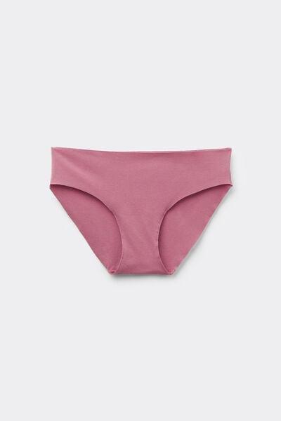 Pink Seamless Organic Cotton Knickers, 5701_179Z, large image number 4