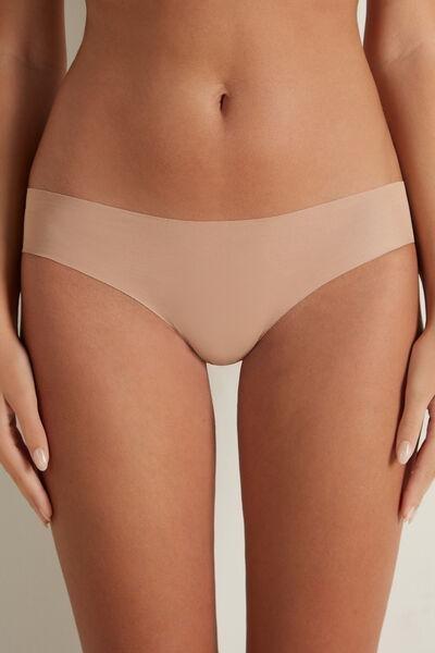 Tezenis Brown Cotton Panties