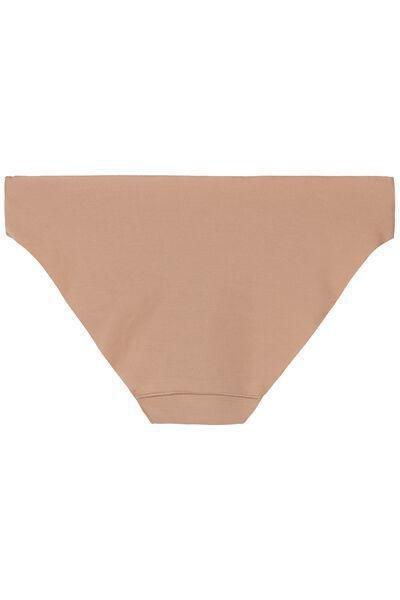 Beige Seamless Stretch Briefs, , large image number 5