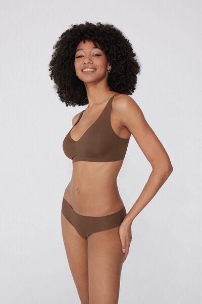 Beige Seamless Knickers, 5701_304Y, large image number 0