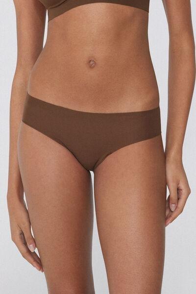 Beige Seamless Knickers, 5701_304Y, large image number 1