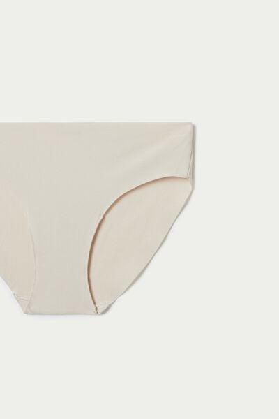 Cream Seamless Stretch Briefs, Ivory Cream, large image number 6