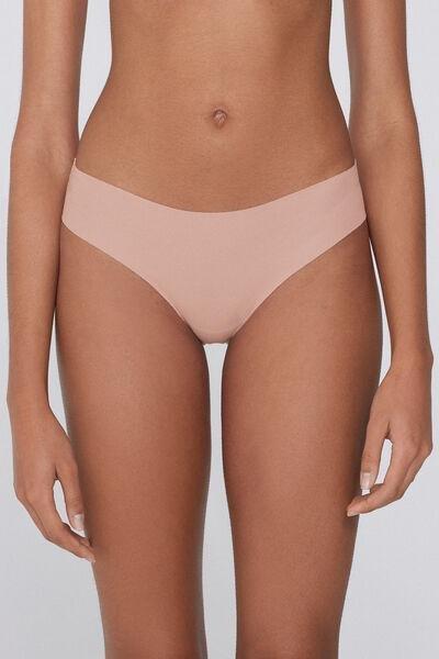 Pink Seamless Cotton Briefs, , large image number 0