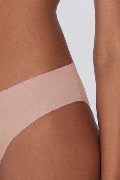Pink Seamless Cotton Briefs, , large image number 3