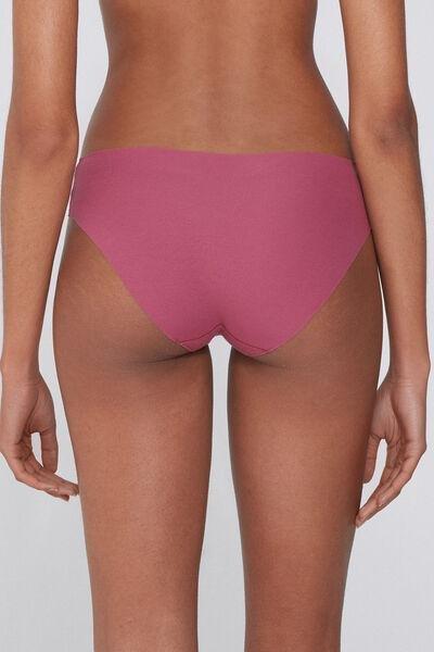 Pink Seamless Cotton Briefs, , large image number 2
