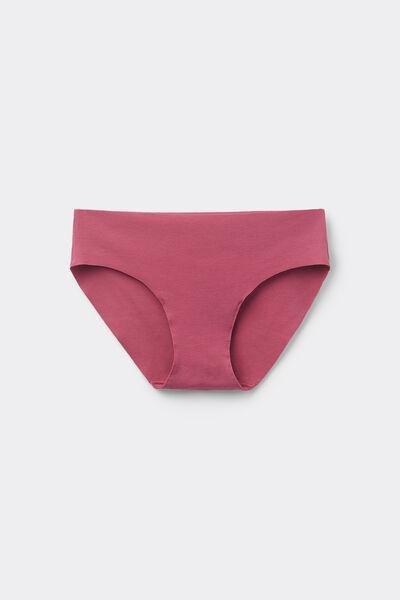 Pink Seamless Cotton Briefs, , large image number 4