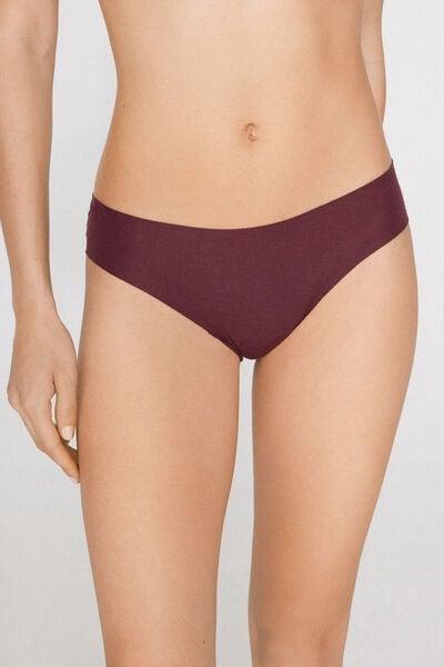 Brown Seamless Organic Cotton Knickers, 5701_581Z, large image number 1