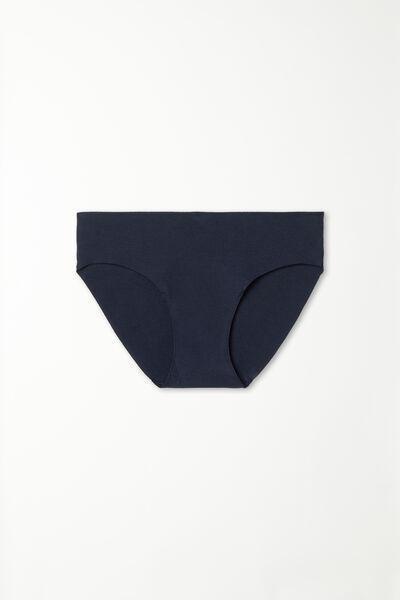 Blue Seamless Stretch Briefs, , large image number 4