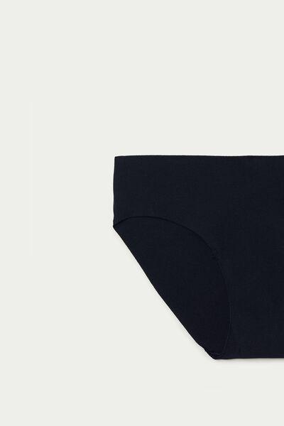 Blue Seamless Stretch Briefs, Absolute Blue, large image number 6