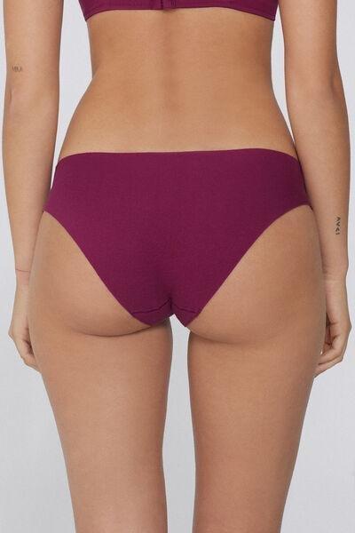 Burgundy Seamless Knickers, 5701_719Y, large image number 2