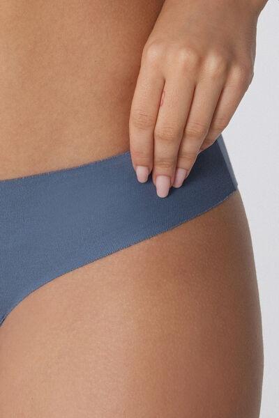 Blue Seamless Knickers, 5701_730Y, large image number 2