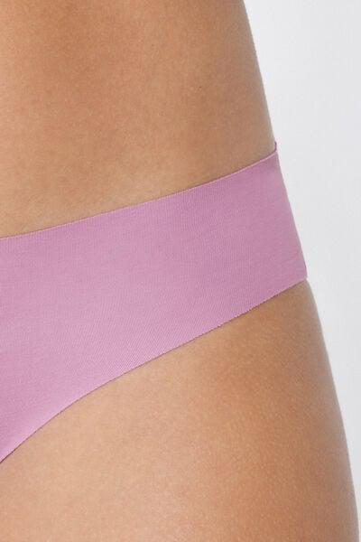 Purple Seamless Cotton Briefs, 5701_874W, large image number 3
