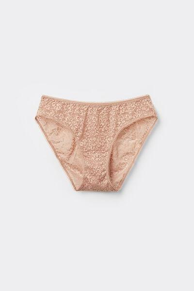 Cream Classic Lace Briefs, , large image number 4