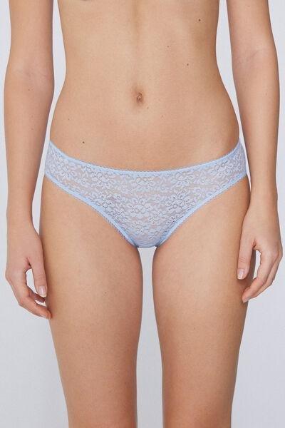Blue Classic Lace Briefs, 5701_307Y, large image number 1
