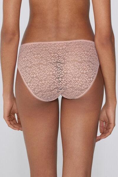 Pink Classic Lace Briefs, , large image number 2