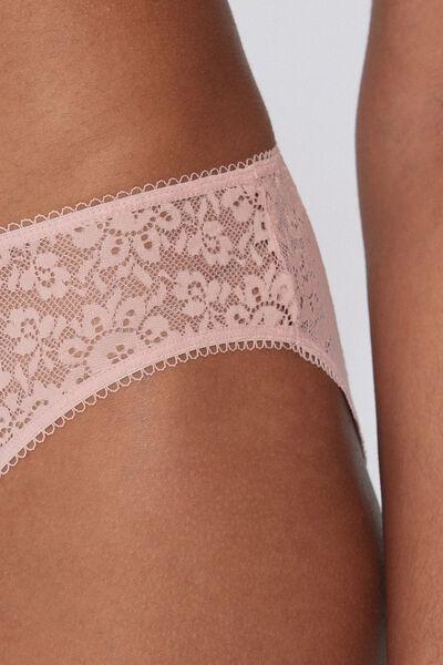 Pink Classic Lace Briefs, , large image number 3