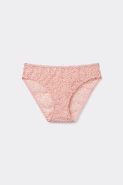 Pink Classic Lace Briefs, , large image number 4