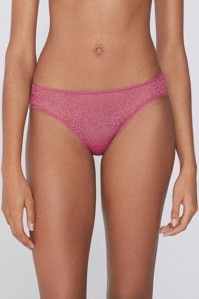 Pink Classic Lace Panties, , large image number 0