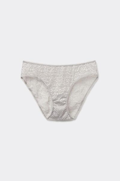 Grey Classic Lace Briefs, , large image number 4