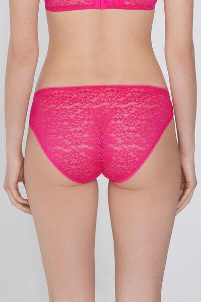 Pink Classic Lace Briefs, , large image number 2