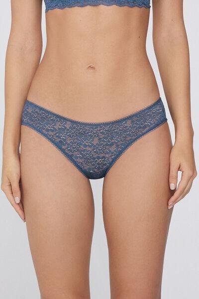 GALACTIC BLUE Classic Lace Briefs, , large image number 0