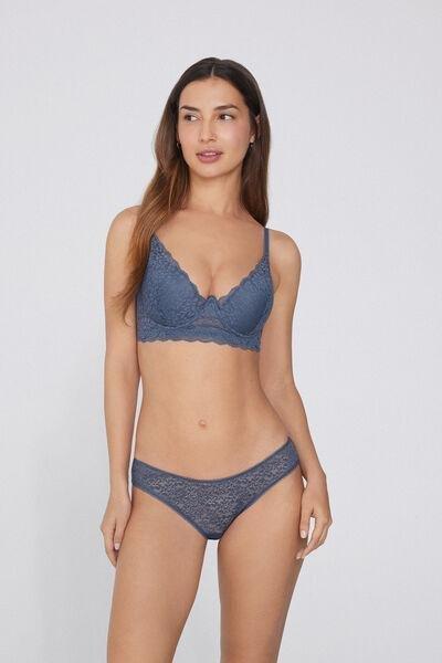 GALACTIC BLUE Classic Lace Briefs, , large image number 1