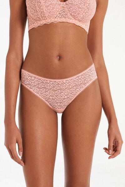 Pink Lace High-Cut Panties, , large image number 0
