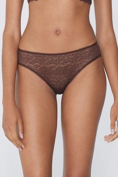 Brown High-Cut Panties, 5701_830W, large image number 1