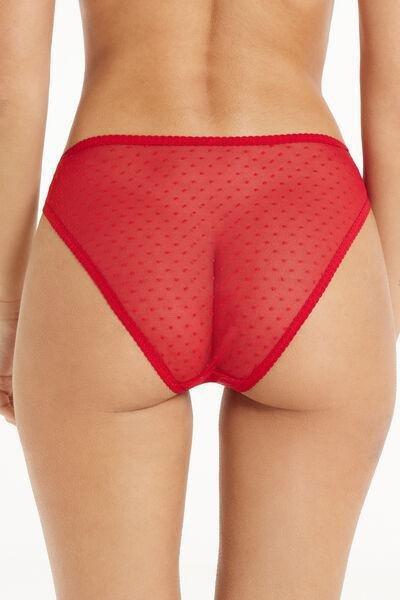 Red Polka Dot Tulle Knickers, , large image number 2