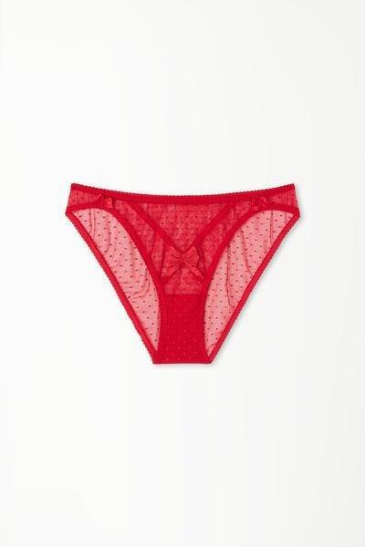 Red Polka Dot Tulle Knickers, , large image number 4