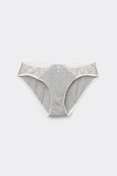 Grey Delicate Touch Briefs, 5701_305Y, large image number 4