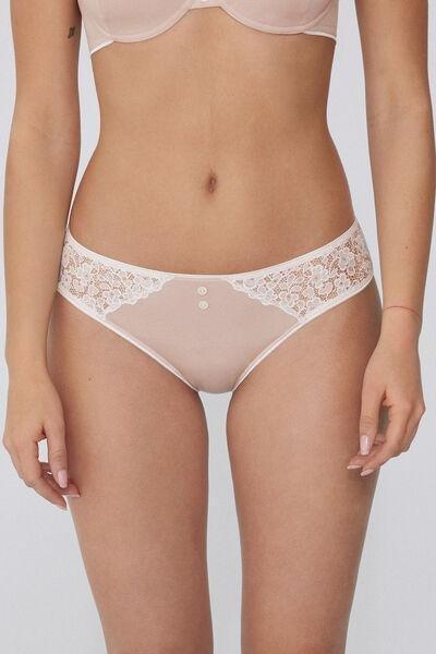 Beige Delicate Touch Briefs, , large image number 0