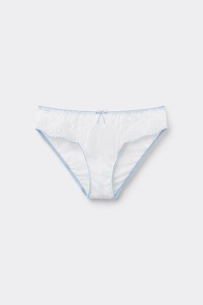 White Broderie Anglaise Knickers, , large image number 4