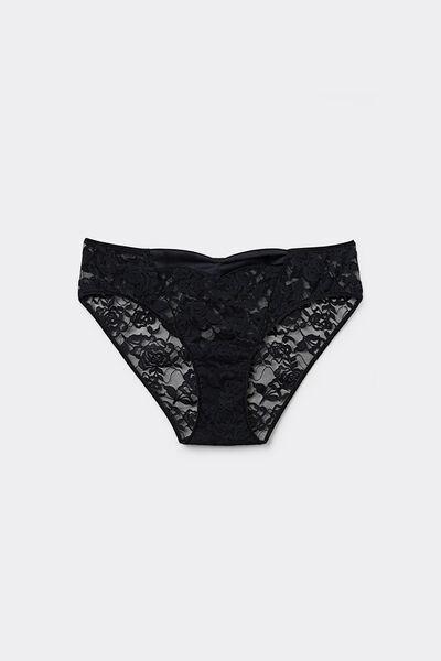 Black Wavy Harmony Classic Briefs, , large image number 4