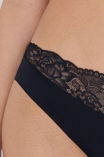 Black Laser Cut Knickers, , large image number 3