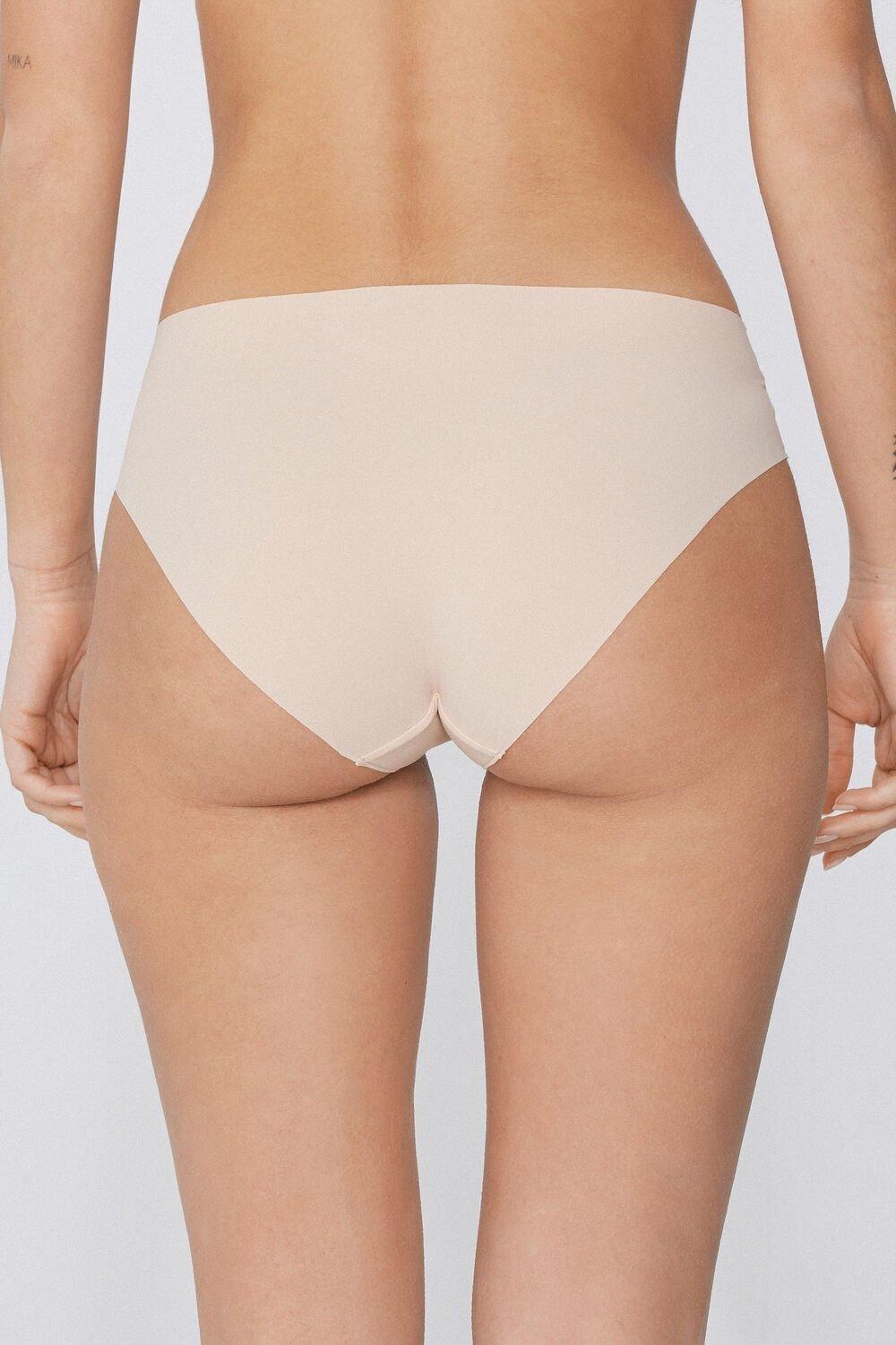 Beige Laser Cut Knickers, , large image number 4