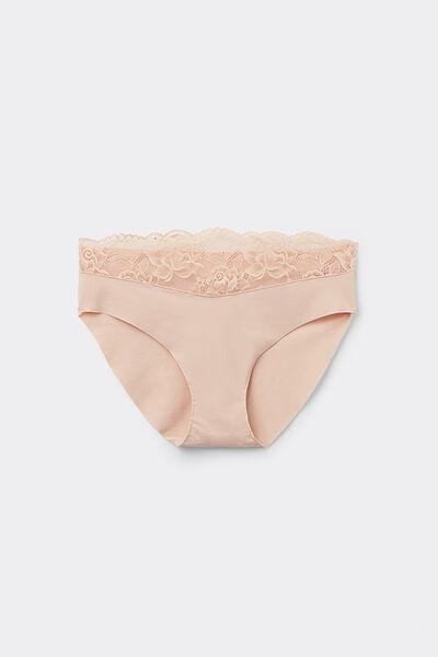 Beige Laser Cut Knickers, , large image number 8