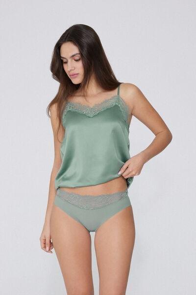 Grey Laser Cut Knickers, , large image number 2