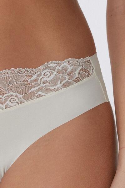White Laser Cut Knickers, , large image number 3