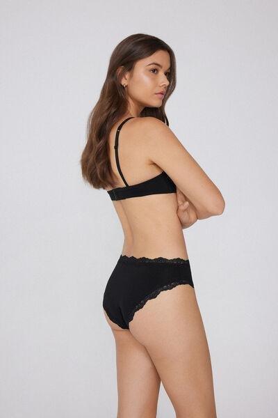 Black Light Touch Knickers, Black, large image number 0