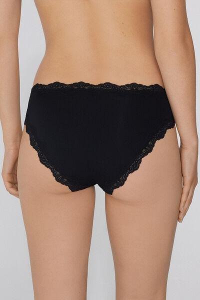 Black Light Touch Knickers, Black, large image number 2