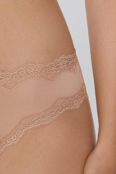 Beige Light Touch Knickers, , large image number 2