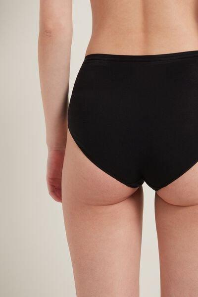 Black High-Waist Knickers, , large image number 3
