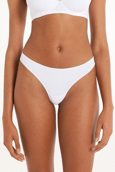 Tezenis - White Microfibre G String