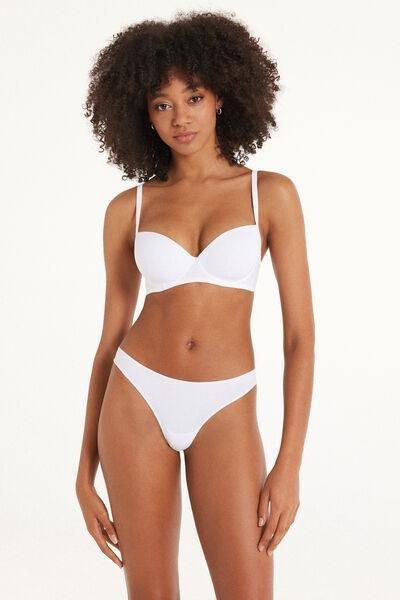 Tezenis - White Microfibre G String