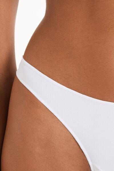 Tezenis - White Microfibre G String