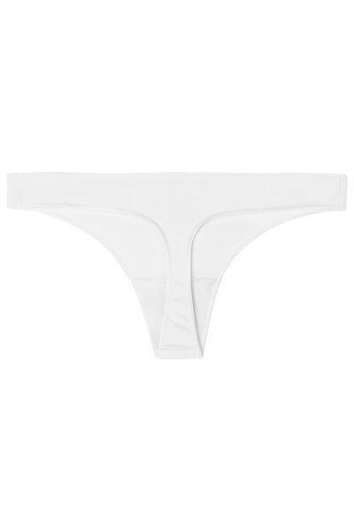 Tezenis - White Microfibre G String