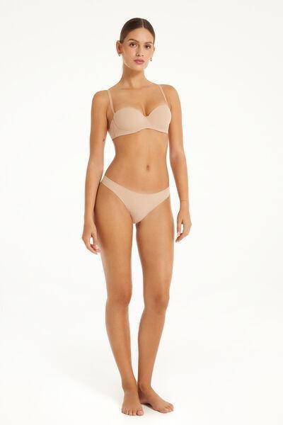 Beige Low-Rise G String, , large image number 1